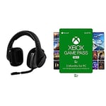 Logitech G533 Wireless Gaming Headset, 7.1 Surround Sound, DTS Headphone:X, 40 mm Pro-G Drivers, Noise-Cancelling Mic + Xbox Game Pass for PC (3 Months)