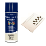 RAL1013 OYSTER WHITE Satin Aerosol Paint Outdoor Indoor Metal Wood Furniture