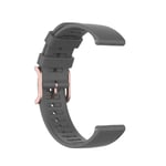 Silikonarmband för POLAR Pacer/Ignite/Vantage M2 Grå 22 mm