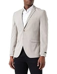 JACK & JONES Men's Jprsolaris Blazer Sn Jacket, White Pepper/Checks: Super Slim fit, 46R