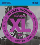 Daddario EXL120 Gitarrsträngar (Super Light, 09-42)