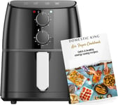 MULTI FUNCTIONAL 4L FAMILY-SIZED AIR FRYER DISHWASHER SAFE - Free Recipe Book