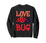 Lady Bug Cute Happy Valentines Day Ladybug Men Women Kids Sweatshirt