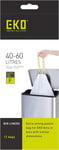 EKO Size F Bin Liners For Kitchen Bins - 40 - 60 Litre Capacity - Extra Strong -