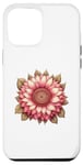 Coque pour iPhone 13 Pro Max Rose Tournesol d'été Fleurs de soleil Floral