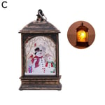 2020 Xmas Santa Table Lamp Ornament Decor Vintage Christmas C Bronze Snowman