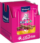 VITAKRAFT - Friandises Chat « Cat-Stick Mini » - À la Volaille et au Foie - Alimentation Pour Chat - Lot de 10 Sachets Fraîcheur De 6 Bâtonnets De 6 g