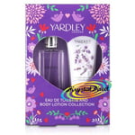 Yardley English Lavender EDT & Body Lotion Luxury Fragrance Gift Set For Her