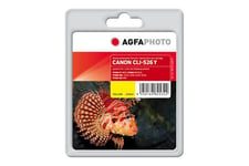 AgfaPhoto - gul - kompatibel - blækpatron (alternativ til: Canon 4543B001, Canon CLI-526Y)