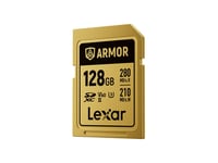 SDXC Armor Gold UHS-II U3, Stainless Steel, IP68 R280/W210 (V60) 128GB