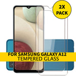 For Samsung Galaxy A12 Tempered Glass Screen Protector Cover Guard Film
