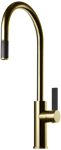 Tapwell ARM185 Honeygold med svart handtag: Honey Gold/svart