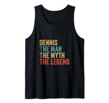 Mens Dennis the man the myth the legend Tank Top