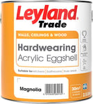 Leyland Trade Acrylic Eggshell Paint - Magnolia 2.5L