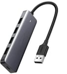 USB Hub to 4x USB 3.0 + USB-C Gray