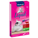 Vitakraft Cat Liquid-Snack - Storfekjøtt & inulin - 24 x 15 g