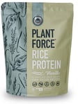 Plantforce Vegansk Risproteinpulver Vanilje - 800 g