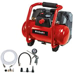 Einhell Power X-Change 36V Cordless Air Compressor - Tyre Inflator, Portable Electric Pump For Workshops - TE-AC 36/6/8 Li OF Set Portable Compressor With Accessories (Battery Not Included)