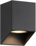 Nico Square Vägglampa Svart IP54
