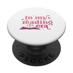 Retro Groovy In My Reading Era Book Lovers Reader Women PopSockets Swappable PopGrip