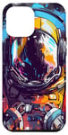 iPhone 12 Pro Max Space Astronaut Headphones Music Pop Art Case