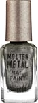 Barry M Molten Metal Nail Paint Polish Varnish - Black Diamond