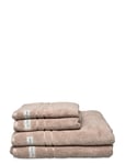 Premium 4-Pack 50X70 70X140 Home Textiles Bathroom Textiles Towels & Bath Towels Hand Towels Beige GANT