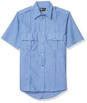 Horace Small Men's Professional Short Sleeve Security Shirt, Medium Blue, XL