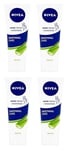 4 x Nivea Hand Cream Soothing Care Moisturising  Skincare Aloe Vera 75ml