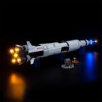 MOEGEN LED Lighting Set for Lego NASA Apollo Saturn V 21309, Light Kit Compatible with Lego (LED Lights Only, No Lego Model)