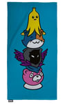 Official Fortnite Beach Towel Peely, Meowscles, Raven Cuddle Team Leader Cotton