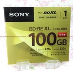 Sony BNE3VCPJ2 BD-RE BDXL Blu Ray 1Discs 100GB 3D Bluray 2x Speed bdxl JAPAN