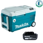 Makita DCW180 18V LXT Cordless Cooler & Warmer Box With 1 x 5.0Ah Battery