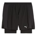 PUMA Löparshorts Run Velocity 2-i-1 - PUMA Svart, storlek Small