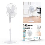 Daewoo 16 Inch Pedestal Stand Portable Fan Home Office 3 Speed Oscillating Fans