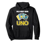 Board Game Uno Cards Wild about being uno Game Card Costume Pullover Hoodie