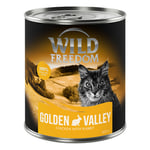 Ekonomipack: Wild Freedom Adult 12 x 800 g - Golden Valley - Rabbit & Chicken