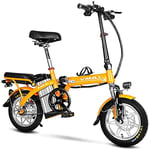 PARTAS Sightseeing/Commuting Tool - Folding Electric Bike - Portable And Easy To Store In Caravan Motor Home Short Charge With Removable Lithium-Ion Battery And 240W Brushless Silent Motor E-Bike For