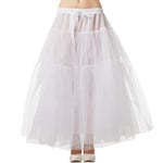 tectake Underkjol tyll petticoat Vit