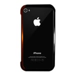 Apple Clean Vapor (svart - Orange) Iphone 4/4s Aluminum Bumper