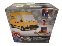 New Nintendo Super Mario Bros Movie Van Playset With Micro Figure