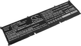 Kompatibelt med Dell XPS 15-9500-R1505S, 11.4V, 4550 mAh