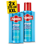 Alpecin Hybrid Shampoo Natural Hair Growth XXL Sensitive and Dry Scalp 2x 375 ml