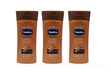 Vaseline Intensive Care Cocoa Radiant Body Lotions 200ml - Pack of 3