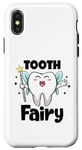 Coque pour iPhone X/XS Costume de fée des dents - Hygiéniste dentaire - Meilleur dentiste pédiatrique