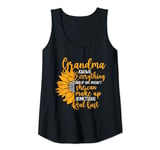 Womens Grandma Can Make Up Something Real Fast Funny Mother's Day Tank Top
