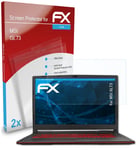 atFoliX 2x Screen Protection Film for MSI GL73 Screen Protector clear