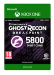 Ghost Recon Breakpoint: 4800 (+1000 bonus) Ghost Coins - XBOX One