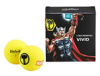 Volvik Coffret Cadeau X Marvel Balles de Golf Unisexe, Thor, Four Ball Gift Set