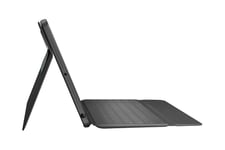 Logitech Rugged Folio - tangentbord och foliefodral - QWERTZ - tysk - grafit Inmatningsenhet